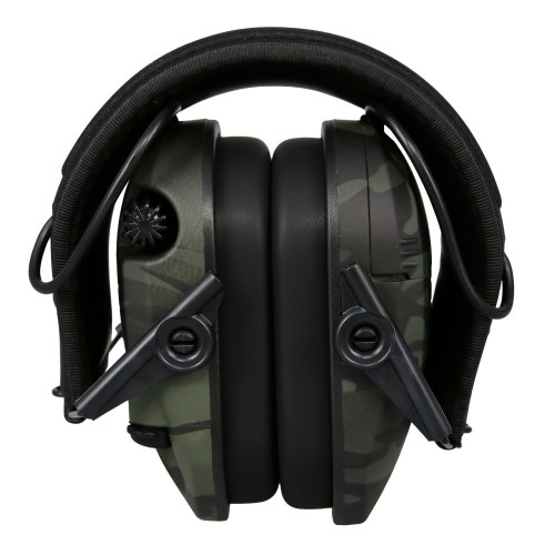 Auriculares Electrónicos Walker's Razor Slim GWP-RSEM-MCCG - Diseño Fibra de Carbono - Protección Auditiva NRR 23 dB