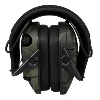 Auriculares Electrónicos Walker's Razor Slim GWP-RSEM-MCCG - Diseño Fibra de Carbono - Protección Auditiva NRR 23 dB