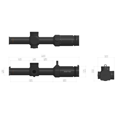 ZEROTECH Thrive HD 1-8x24 G4 - Visor LPVO profesional