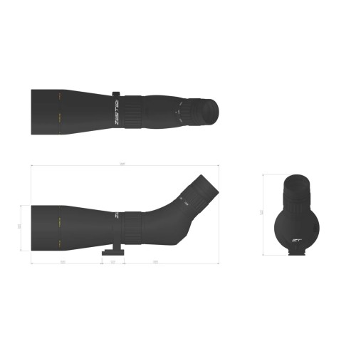 Visor ZeroTech Thrive HD 2060x85mm ED  óptica ED