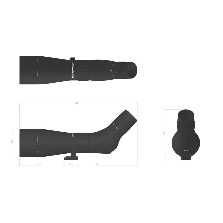 ZEROTECH Thrive HD 2060x85mm ED Spotting Scope with ED Optics