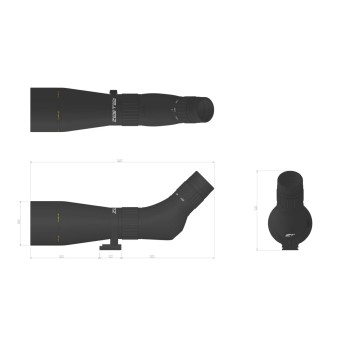 ZEROTECH Thrive HD 2060x85mm ED Spotting Scope with ED Optics