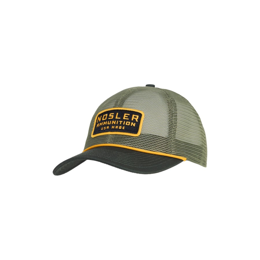 Gorra Nosler Mesh Maverick Trucker Hat Verde / Amarillo