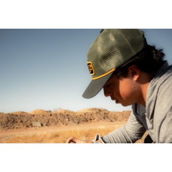 Gorra Nosler Mesh Maverick Trucker Hat Verde / Amarillo