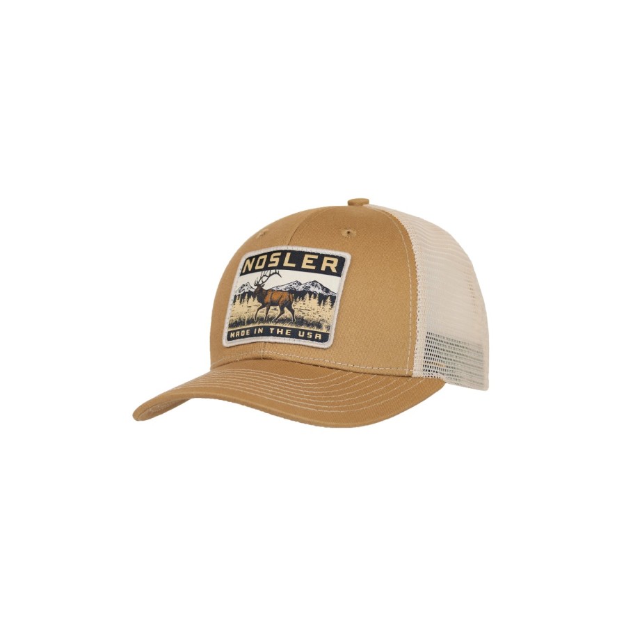 Gorra Nosler Elk Country Trucker Hat Color Crema