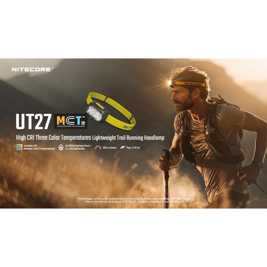 NITECORE UT27 2024 linterna frontal LED