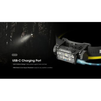 Linterna frontal NITECORE HC60 UHE