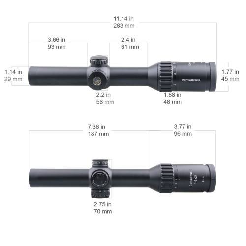 Vector Optics Continental x6 1-6x24 SCOC-48