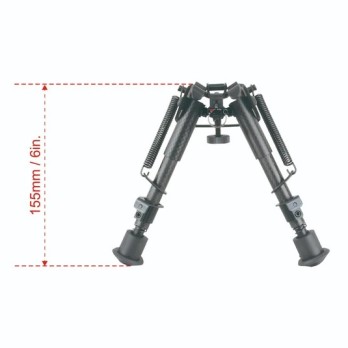 Bipied Carbon Fiber 6-9" RSCFP-06 - Vector Optics