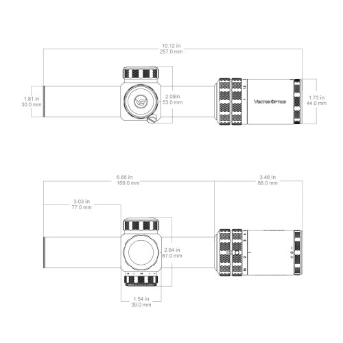 Grizzly 1-6x24i HD (SCOC-50) Vector Optics