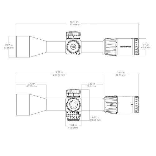 Tauron 3-18x50 GenII (SCFF-64) - Vector Optics