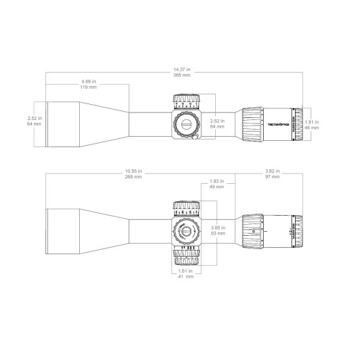 Visor Tauron GenII 5-40x56 ED (Vector Optics)