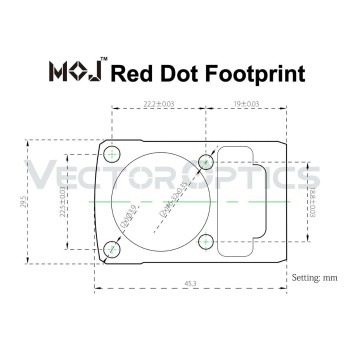 Frenzy-X 1x22x26 MOS - Vector Optics Red Dot