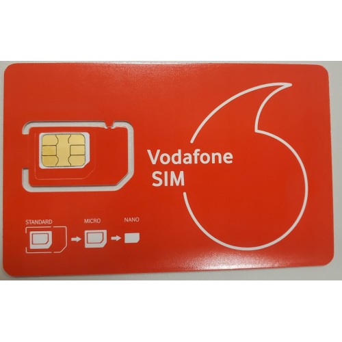 Carte MultiSIM Vodafone annuelle