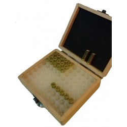 Wooden Ammo Box Cal. 32 80 Rounds