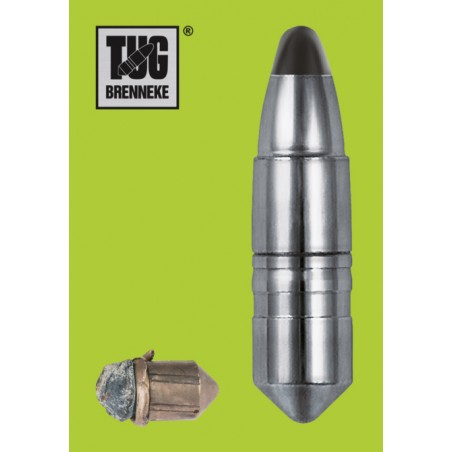 Puntas cal. 30mm(.308) 181 gr TUG Brenneke 25 unidades