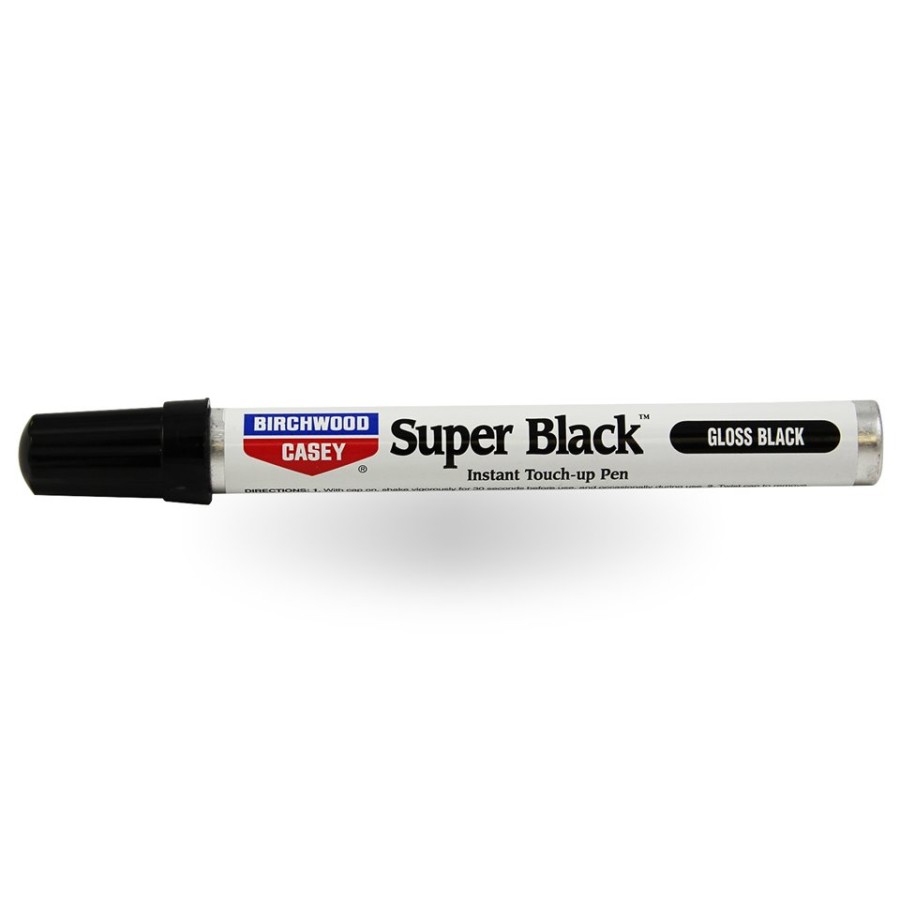 Birchwood Casey Super Black Instant Touch-Up Pen  Restore Black Anodized Aluminum Surfaces for Hunting and Reloading Gear