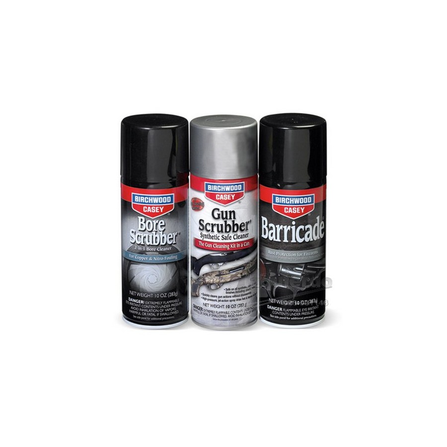 Pack Valeur 1-2-3 Birchwood Casey - Kit Complet de Nettoyage et Protection d'Armes à Feu