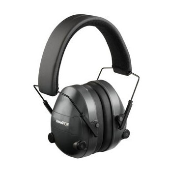 Cascos Electronicos Champion  plegables, negro
