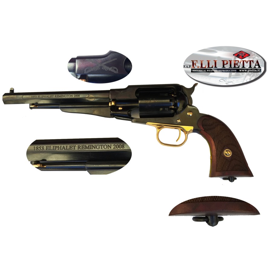 Pietta .44 Caliber 8-Inch Remington New Model Army 1858 Revolver