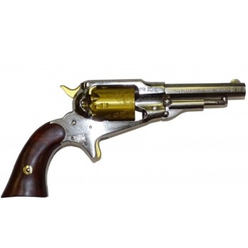 Revolver Pietta Cal.31-3,1/2' Nouveau de Poche Nickel Gravé