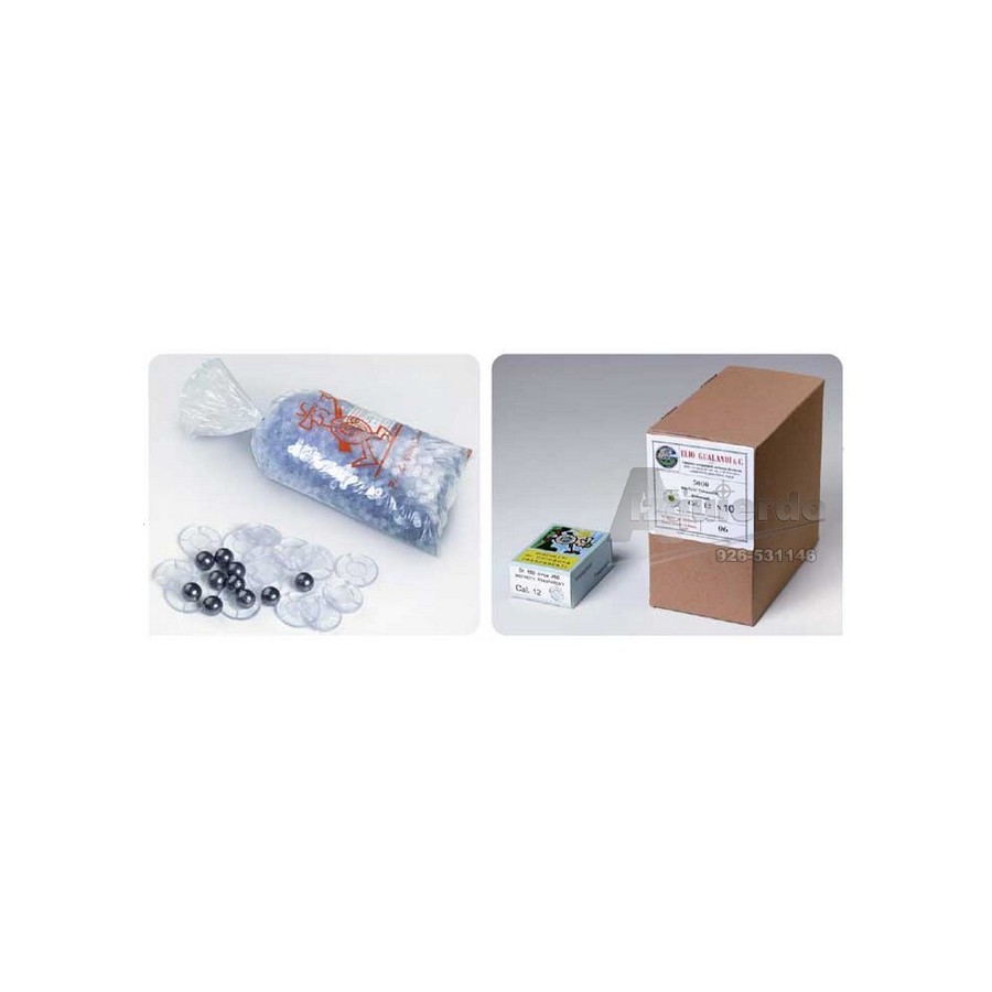 12 Gauge Transparent Shell Caps (250 pcs) Gualandi