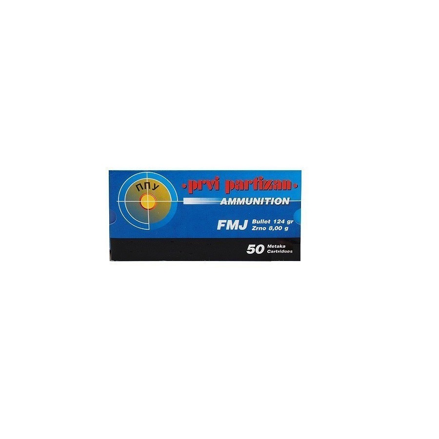 Prvi 7,65 Parabellum 93 FMJ - 50 unités