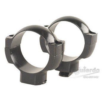 Grand Slam 30mm Medium Black Scope Rings