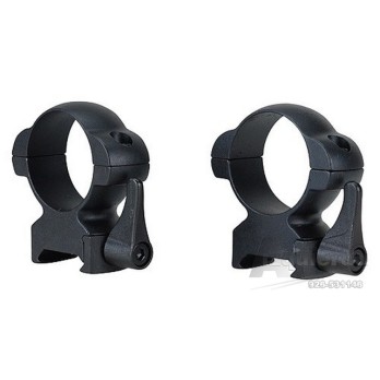 Grand Slam Lever Lock 30mm High Black Rifle Scope Rings