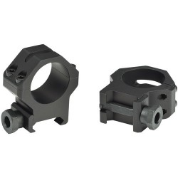 Tactical 1" Picatinny Rings 4-Hole Extra Aluminum