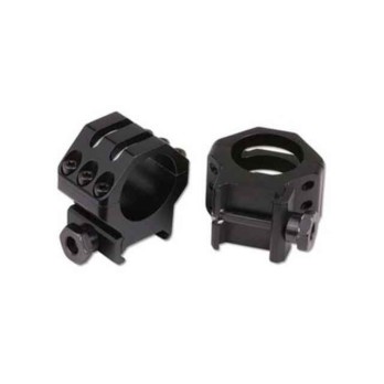 Tactical 30mm Picatinny Low Profile 6-Hole Scope Rings