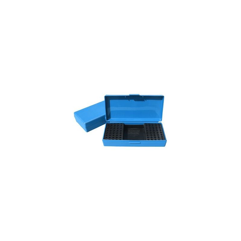 Caja MTM 100 cart. azul  cal. 22  + 2 cajas