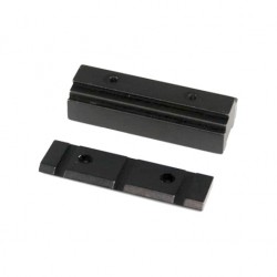 11mm Dovetail to 21mm Weaver Rail Adapter with Elevation Adjustment