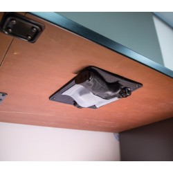 Under-Table Lockdown Holster for Hunting, Shooting, and Reloading