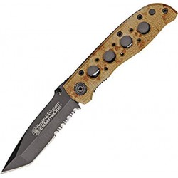 Navaja Smith & Wesson Modelo CK5TBSD color marron